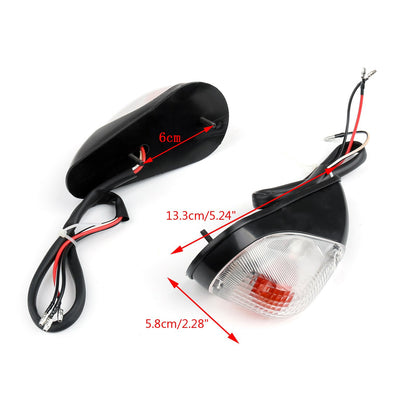 Clear Front Turn Signals For Kawasaki Ninja EX 250 88-07 EY
