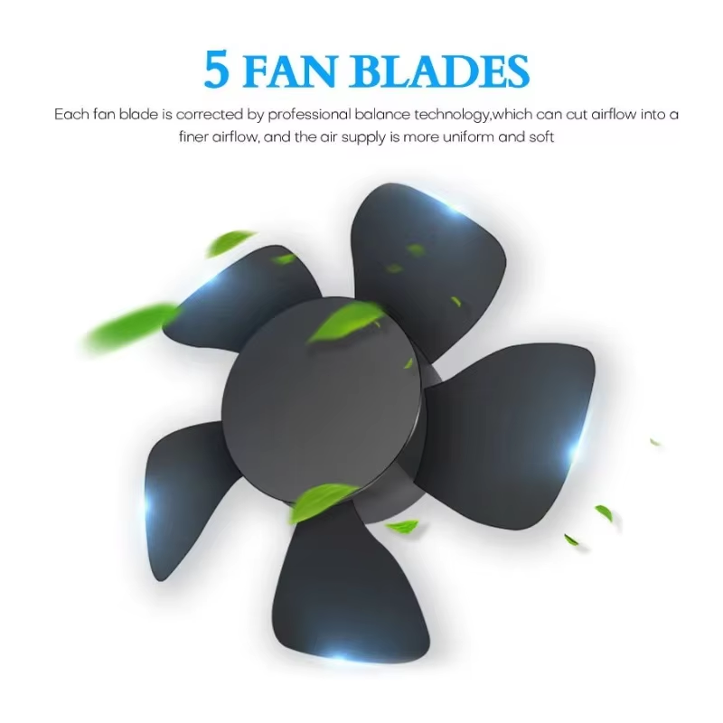 12V Powerful Quiet Car Fan USB Plug 180 + 360 degree Rotatable Cooling Fan