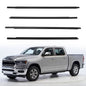 4x Weatherstrip Window Moulding Trim Seal Belt Kit For 09-23 Dodge Ram 1500 2500