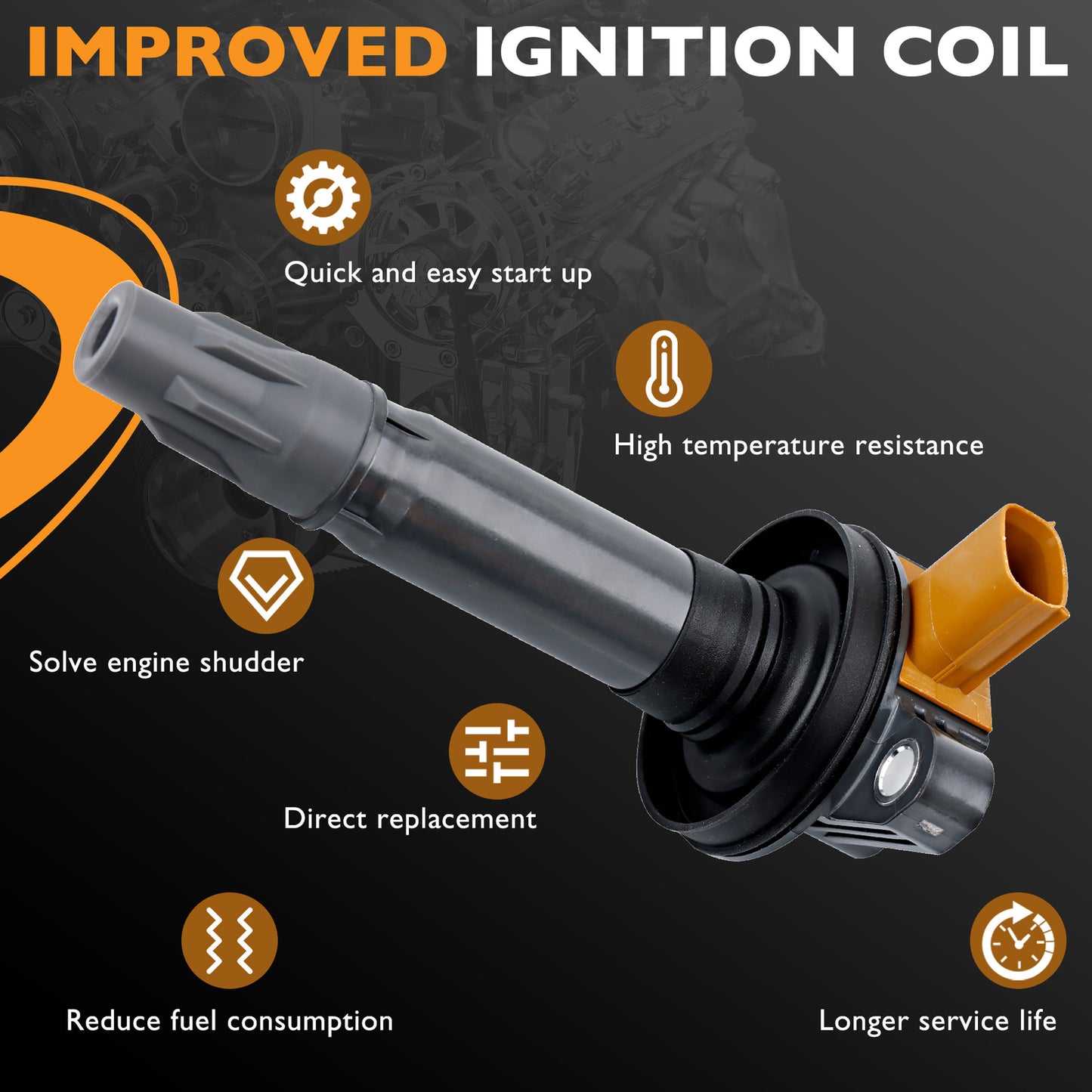 6X Ignition Coil Pack For 11-23 Ford F-150 Explorer Lincoln Ecoboost 3.5L UF646