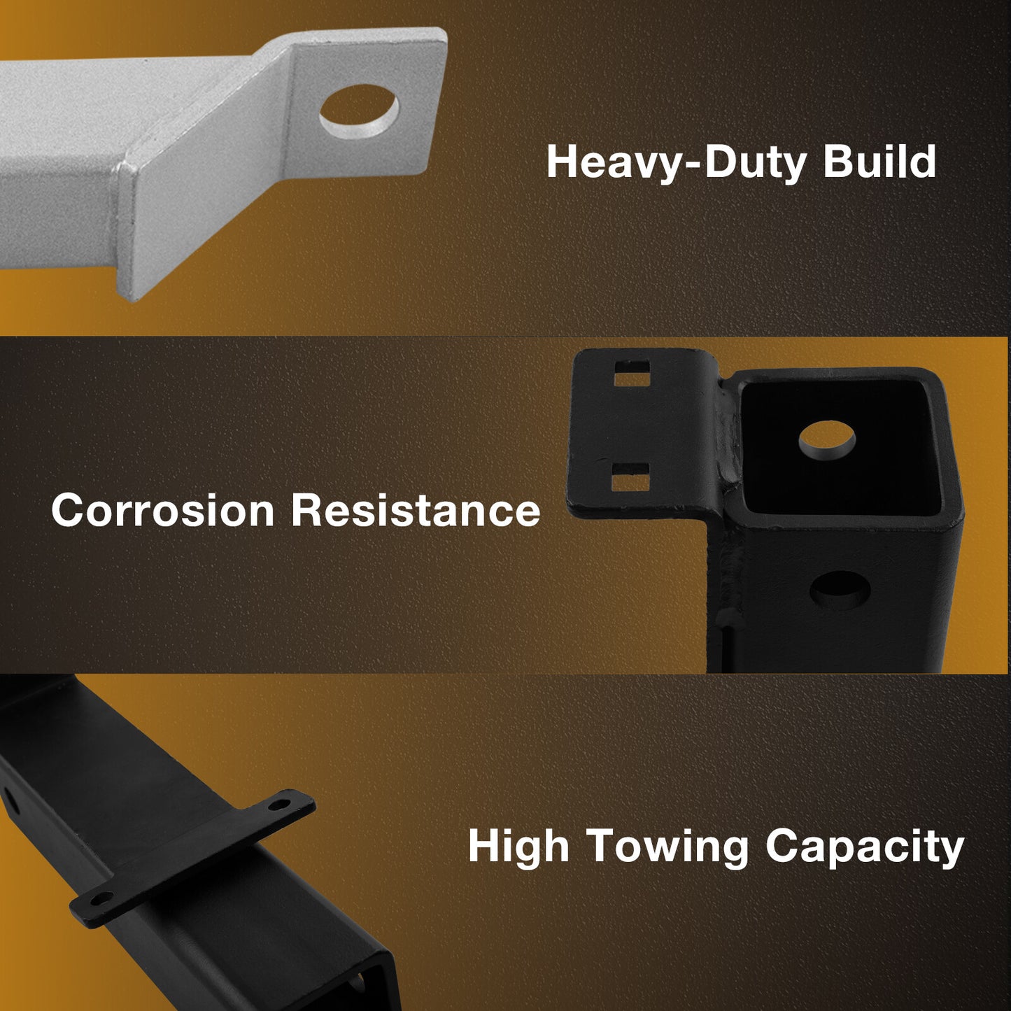 2" Rear Trailer Hitch Receiver Kit For 2019+ Bad Boy Rebel Rogue Renegade Mowers