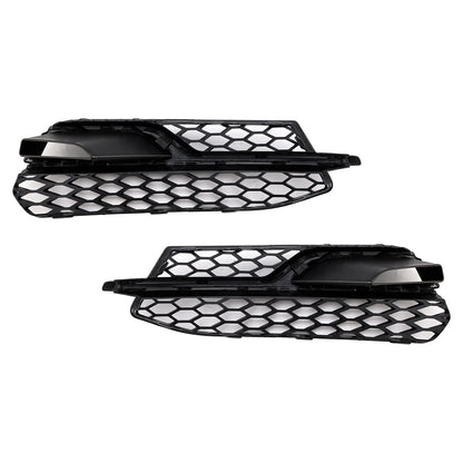 Front Lower Fog Light Cover Grille Grill Fit AUDI A3 S3 S-Line 2013-2016