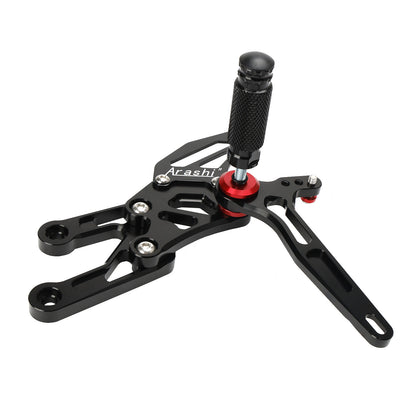 Black Rear Sets Footpegs Footrest For Honda CBR600RR 03-06 CBR1000RR 04-07
