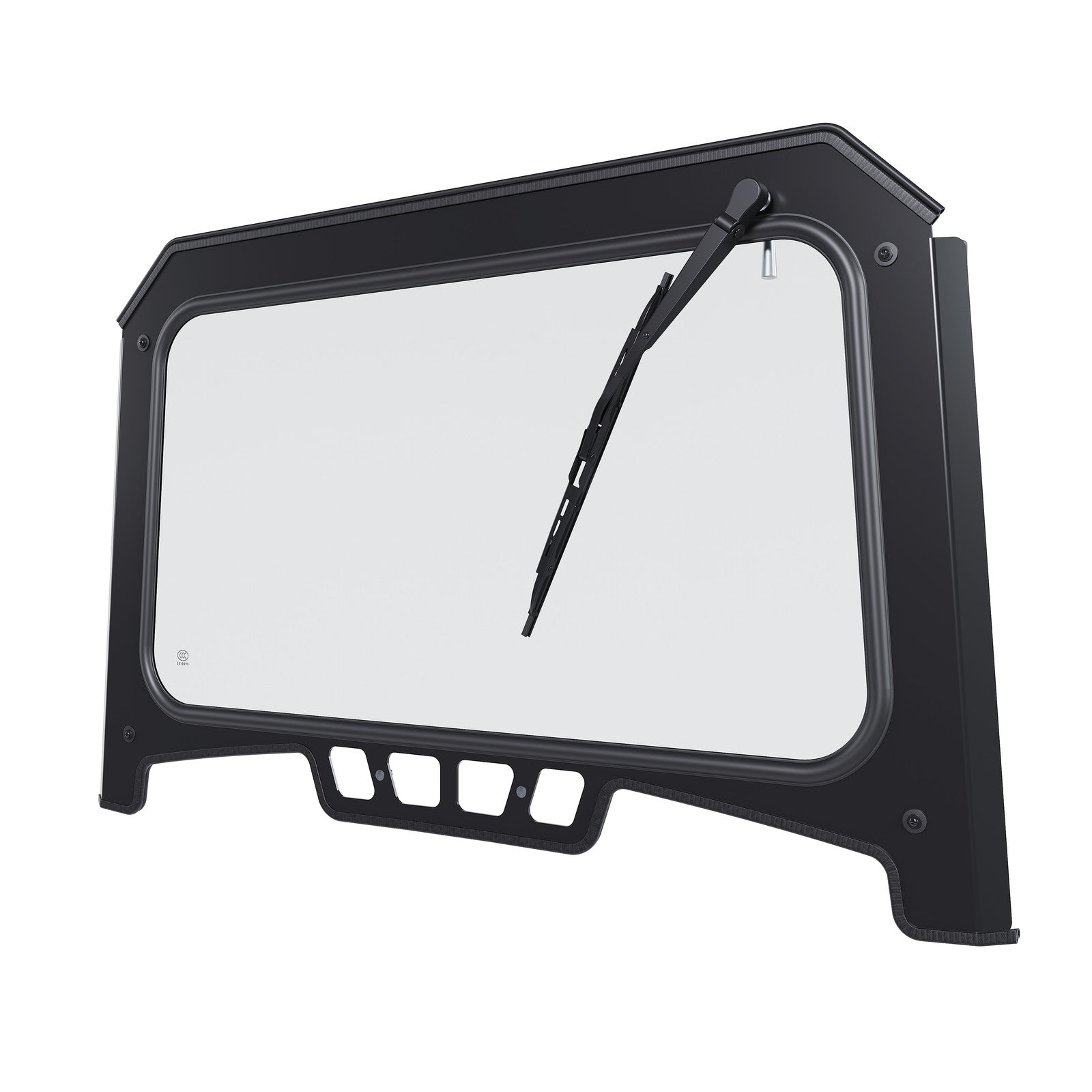 Solid Spare Glass Front Full Windshield For 2019-2023 Polaris RZR XP/ XP4 1000 Black