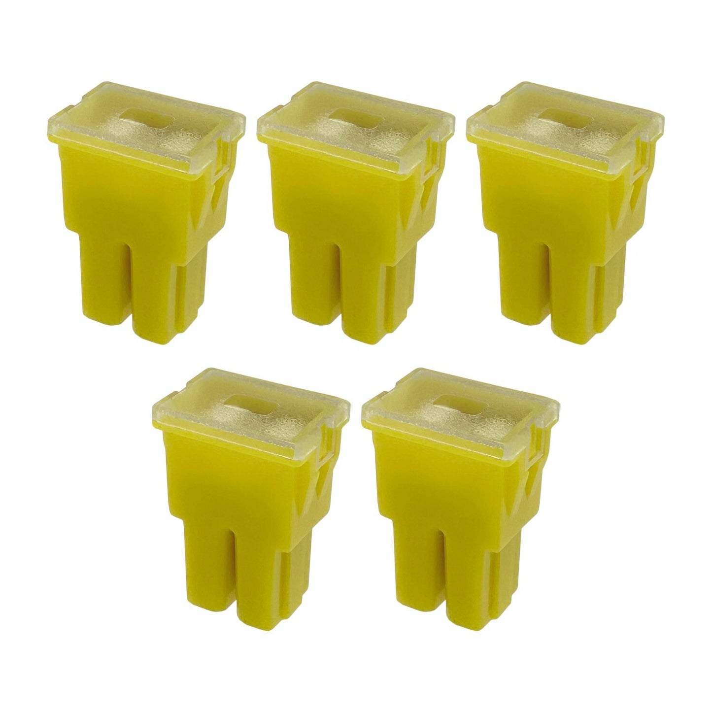 60A Straight Female Fuse Cartridge FLF PAL Auto Link for Car Truck RV SUV - 5pk