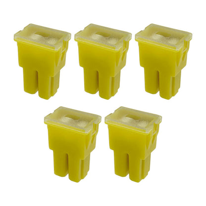 60A Straight Female Fuse Cartridge FLF PAL Auto Link for Car Truck RV SUV - 5pk