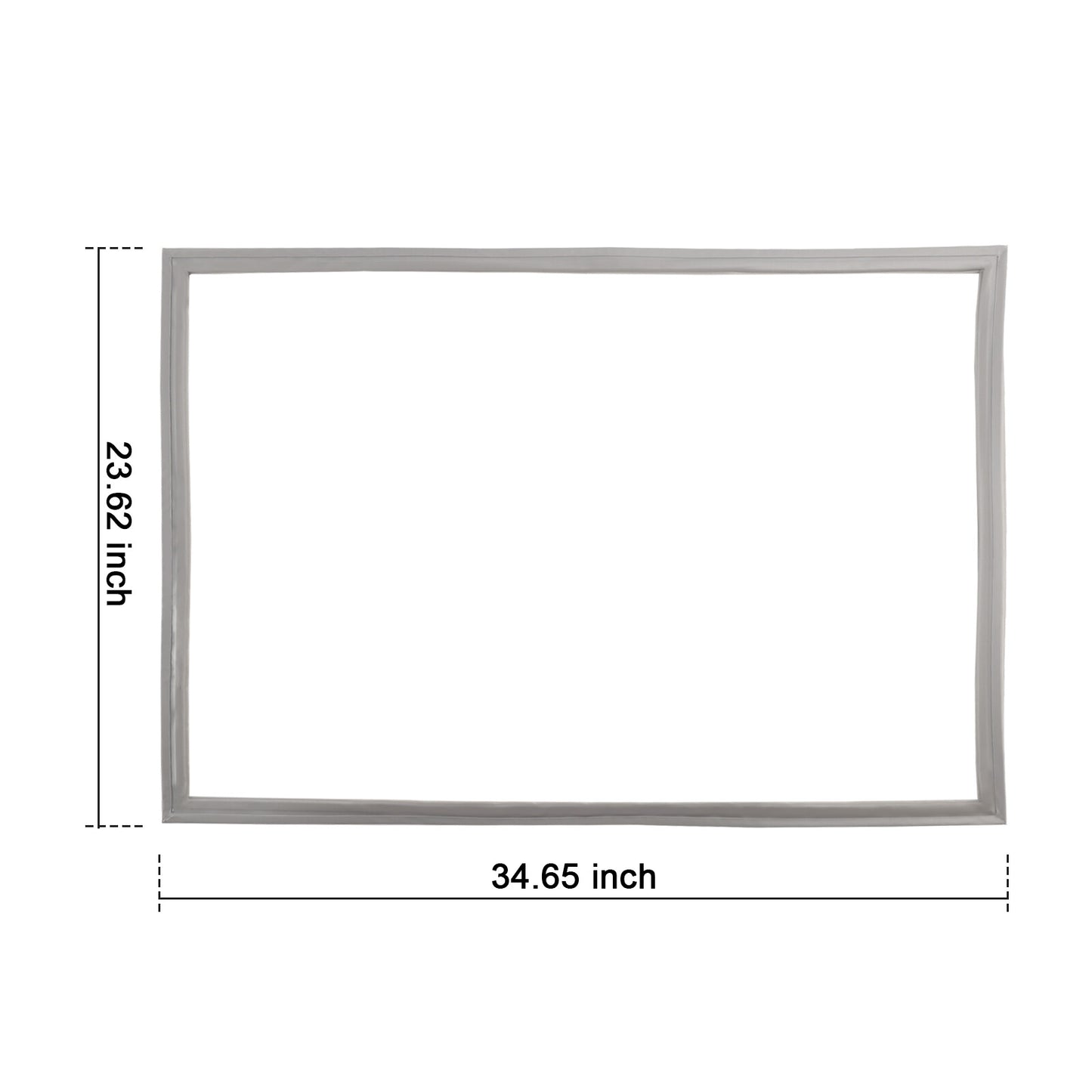 2 Pcs DA97-12522J Freezer Door Gasket for Samsung Refrigerator AP5623489 3973455