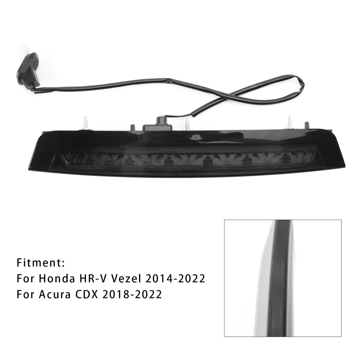 3RD Brake Light High Mount Stop Signal For Honda HR-V HRV VEZEL Acura 2014-2022