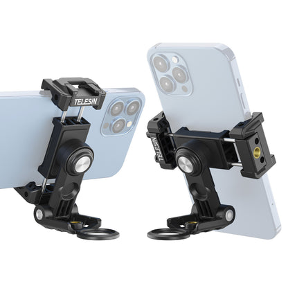 Phone Holder 360Degree Rotating Expandable Fill Light Mobile Phone Desktop Stand