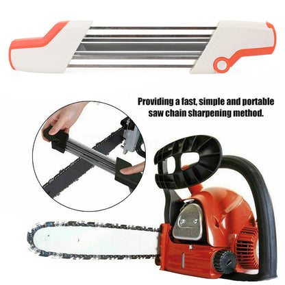 ??2 IN 1 Easy Chainsaw File Chain Sharpener Kits 7/32 5.5mm For Stihl 3/8"P 404"