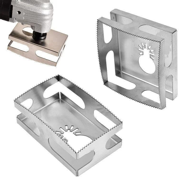 2Pcs Drywall Outlet Slot Cutter Oscillating Tool to Cut in Single Gang Wall Box