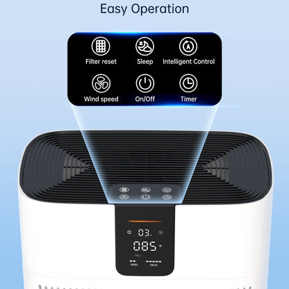 Air Purifier for Home Bedroom Office Large Room Up to 2400 Ft² Dust W/ 2 Filters