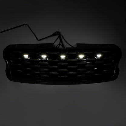 Front Bumper Upper Grill For Land Rover Range Rover Vogue L405 2013-17 W/LED