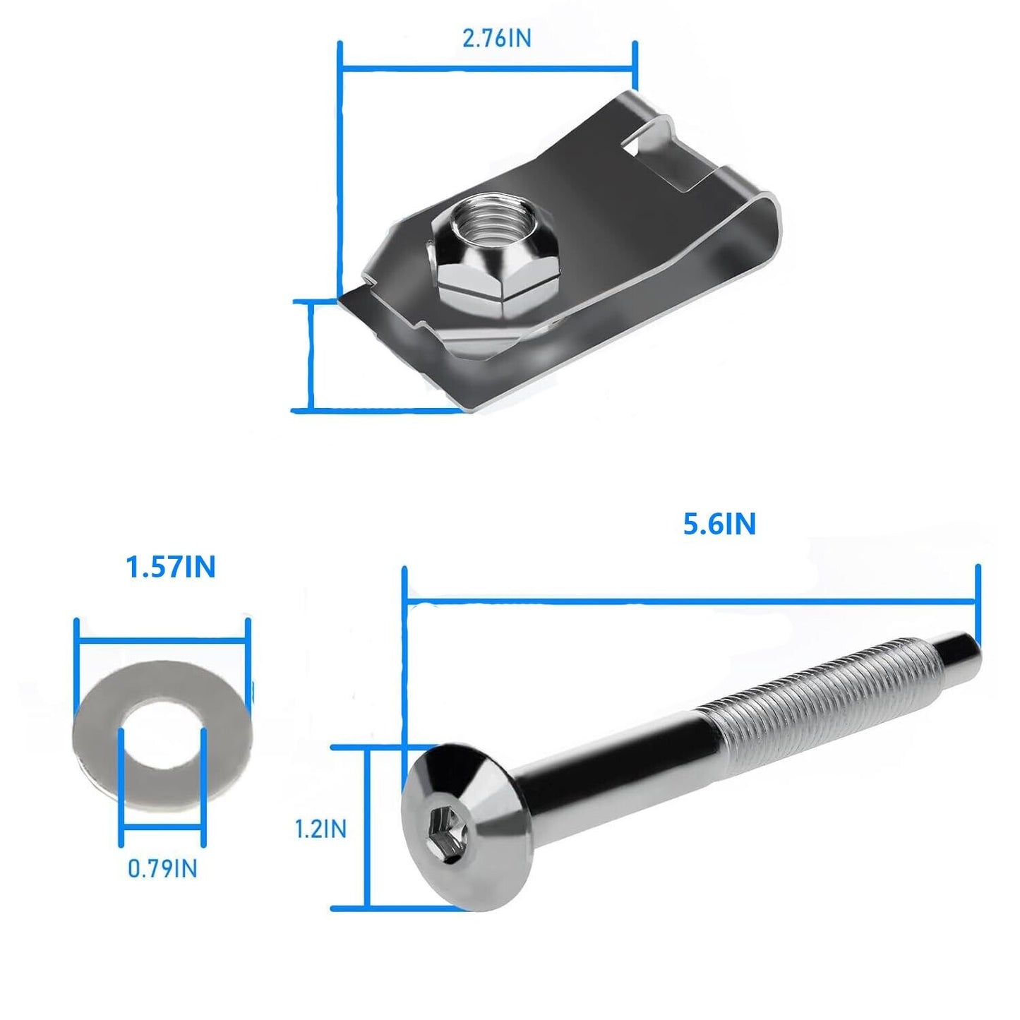 Truck Bed Mounting Bolt Hardware Kit For 83-11 Ford Ranger & 94-08 Mazda 924-310