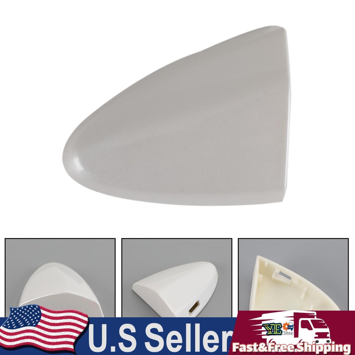 White Front Left Ouside Door Handle Key Cover Cap 69218-53021 For Lexus IS250