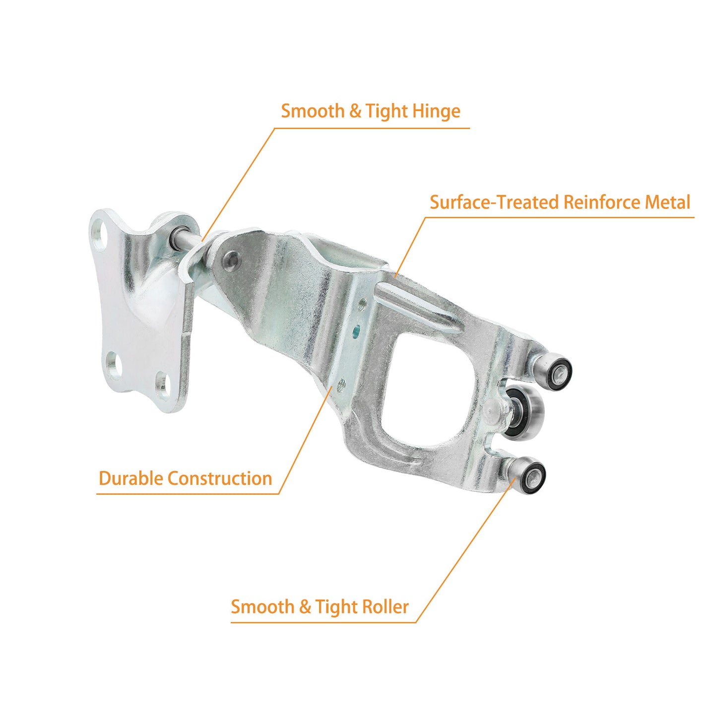 Left Driver Side Center Sliding Door Hinger & Rolle For 2004-2010 Toyota Sienna