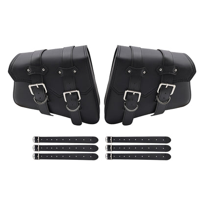 Side Tail Bag Saddlebag Color Matching Luggage Black 21L For Scooter Motorcycle