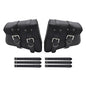 Side Tail Bag Saddlebag Color Matching Luggage Black 21L For Scooter Motorcycle