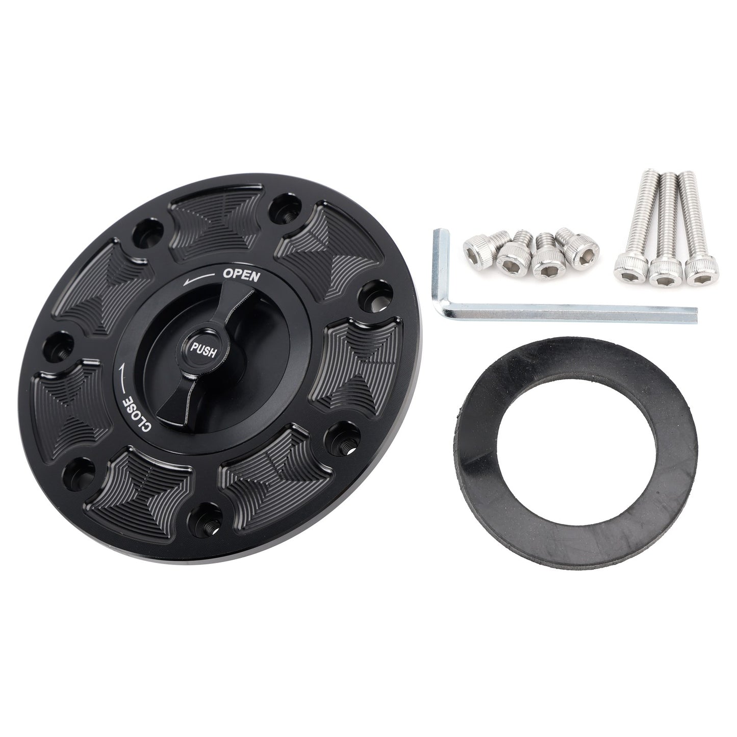 CNC Aluminum Keyless Fuel Tank Filler Cap For Duk 790 890 2018 2019 2020