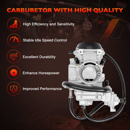0470-362 0470-361 Carburetor Carb Kit For 98-01 Arctic Cat ATV 400 500 2x4 4x4