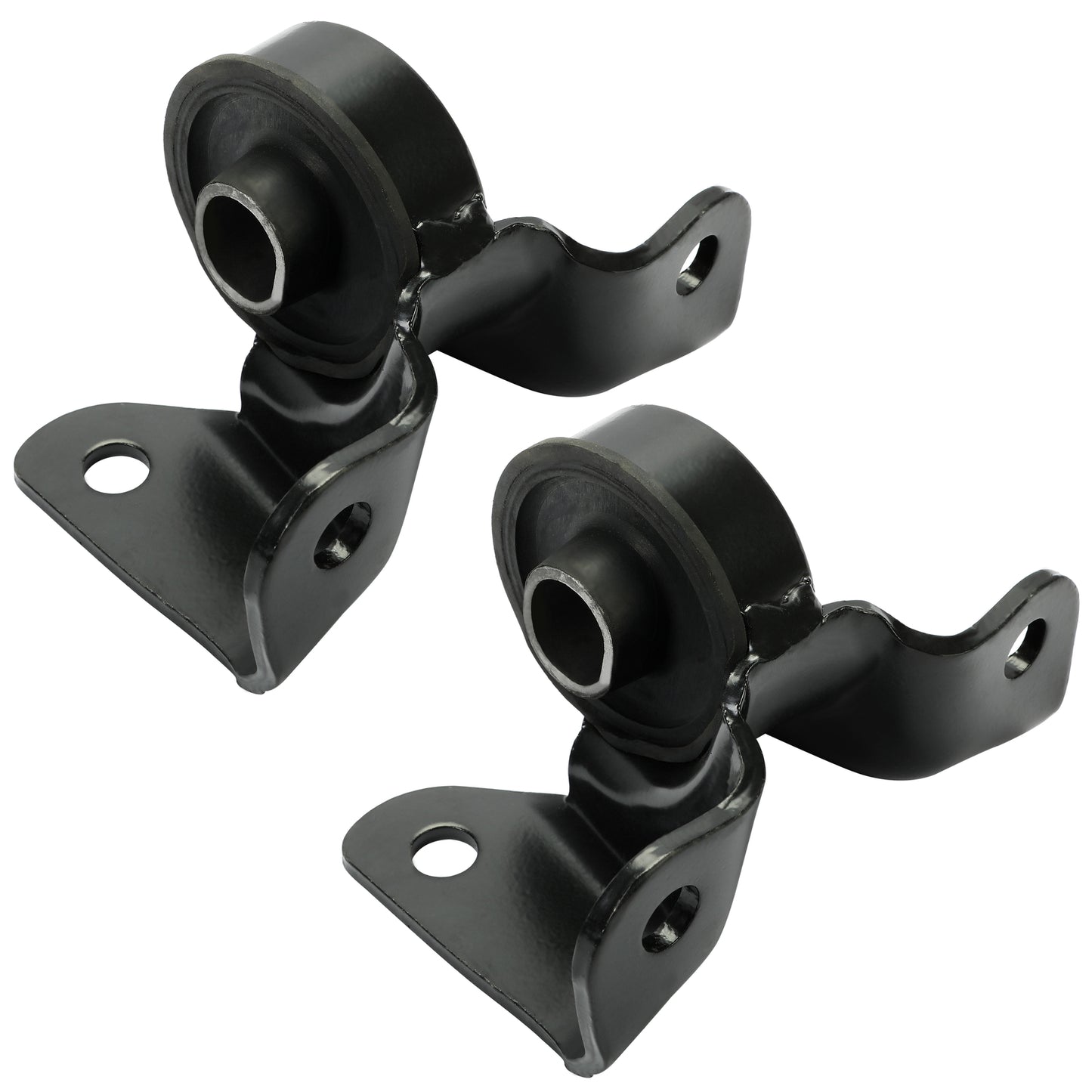 Solid Spare For 99-07 Chevy Silverado GMC Front Torsion Bar Crossmember Mount Steel 2PCS