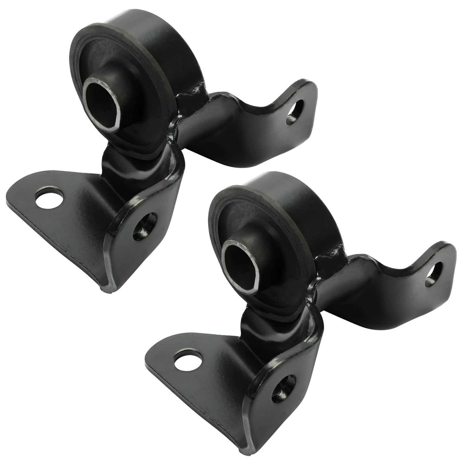 Solid Spare For 99-07 Chevy Silverado GMC Front Torsion Bar Crossmember Mount Steel 2PCS