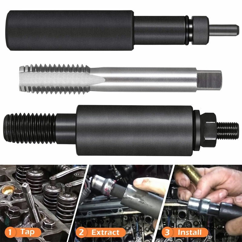 For 6.0L/6.4L Ford Powerstroke Fuel Injector Sleeve/Cup Remove & Install Kits