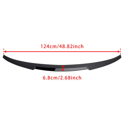 Gloss Black Rear Boot Spoiler For BMW 4 Series G26 Gran Coupe 21-25 M4 Style