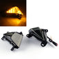 Front LED Turn Signals Blinker For Kawasaki ZX 6R 14R Ninja 650F Concours Smoke
