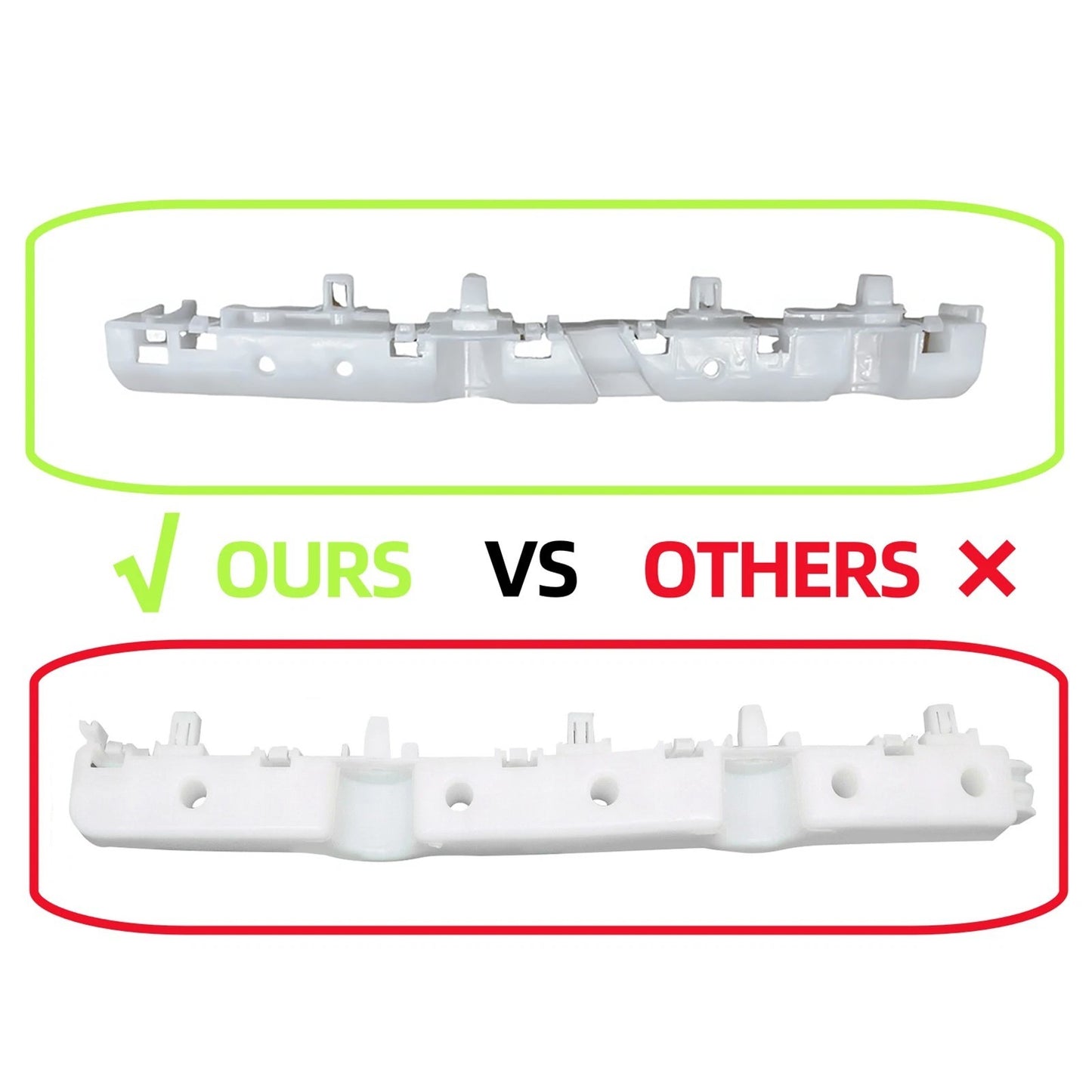 For 13-21 Nissan NV200 Front Bumper Bracket Retainer Left+Right Side 622253LM0A