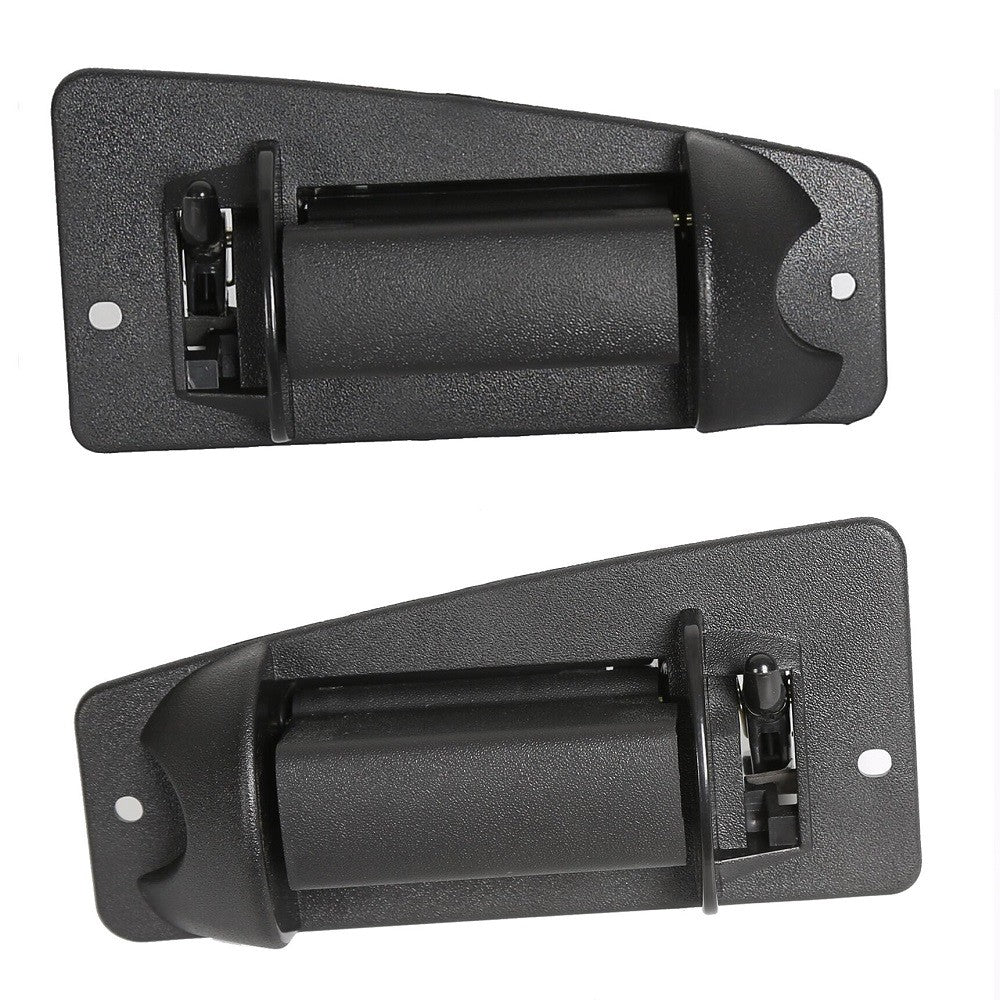 Solid Spare Door Handle Pair Rear Outside For 99-07 Chevy Silverado/GMC Sierra Extended Cab