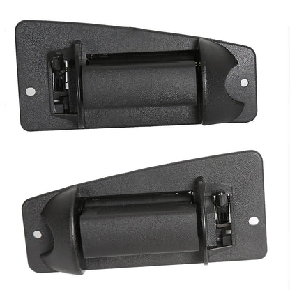 Solid Spare Door Handle Pair Rear Outside For 99-07 Chevy Silverado/GMC Sierra Extended Cab