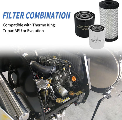 11-6182 11-9059 11-9342 Fuel Filter Set For Thermo King Tripac APU or Evolution