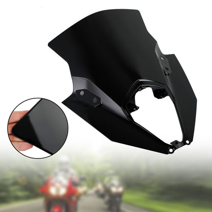 Windshield Windscreen Protector for Kawasaki NINJA 650 ER6F 2020-2022 Black