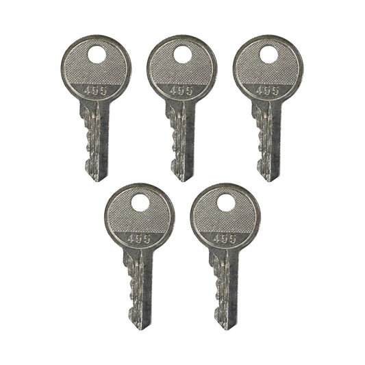 Solid Spare (5) Ignition Keys For Genie, Skyjack, Snorkel, JLG Hi Lifts - 104466