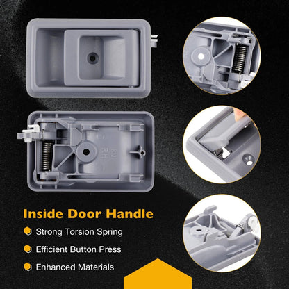 Exterior Interior Tailgate Door Handle Lock Cylinder Key For 95-00 Toyota Tacoma