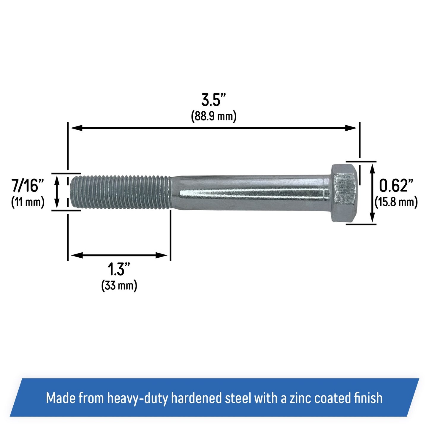 (2) Clutch Bolt for Cub Cadet MTD White Columbia Craftsman 710-3157A, 710-04379A