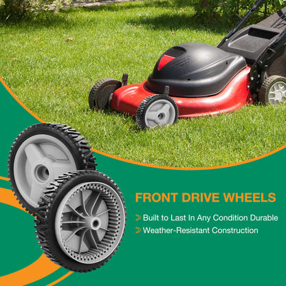 8" Lawn Mower Front Drive Wheel Set For Husqvarna 5521 CHV XT722FE 532401274