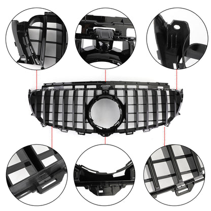Front Grill Grille W/ CAMERA Fit Mercedes Benz W213 E-Class 2016-2019