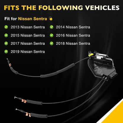 Door Latch Lock Actuator Front Driver Side For 2013-19 Nissan Sentra 80501-9AN0A
