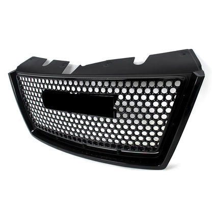 Gloss Black Front Bumper Upper Grille For GMC Terrain Denali 2010-2015