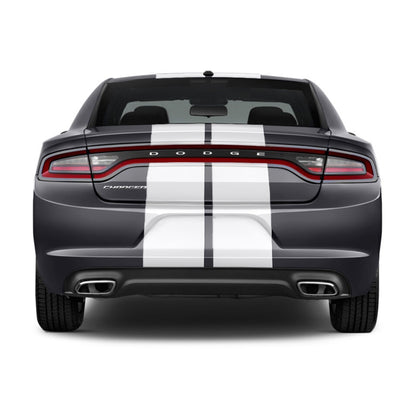 DUAL 10" VINYL RALLY STRIPES RACING STRIPE + BONUS INSTALL KIT For DODGE CHARGER