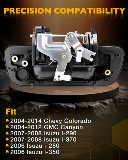97319415 Metal Tailgate Latch Handle Fit 2004-14 GMC Canyon Chevy Colorado Isuzu