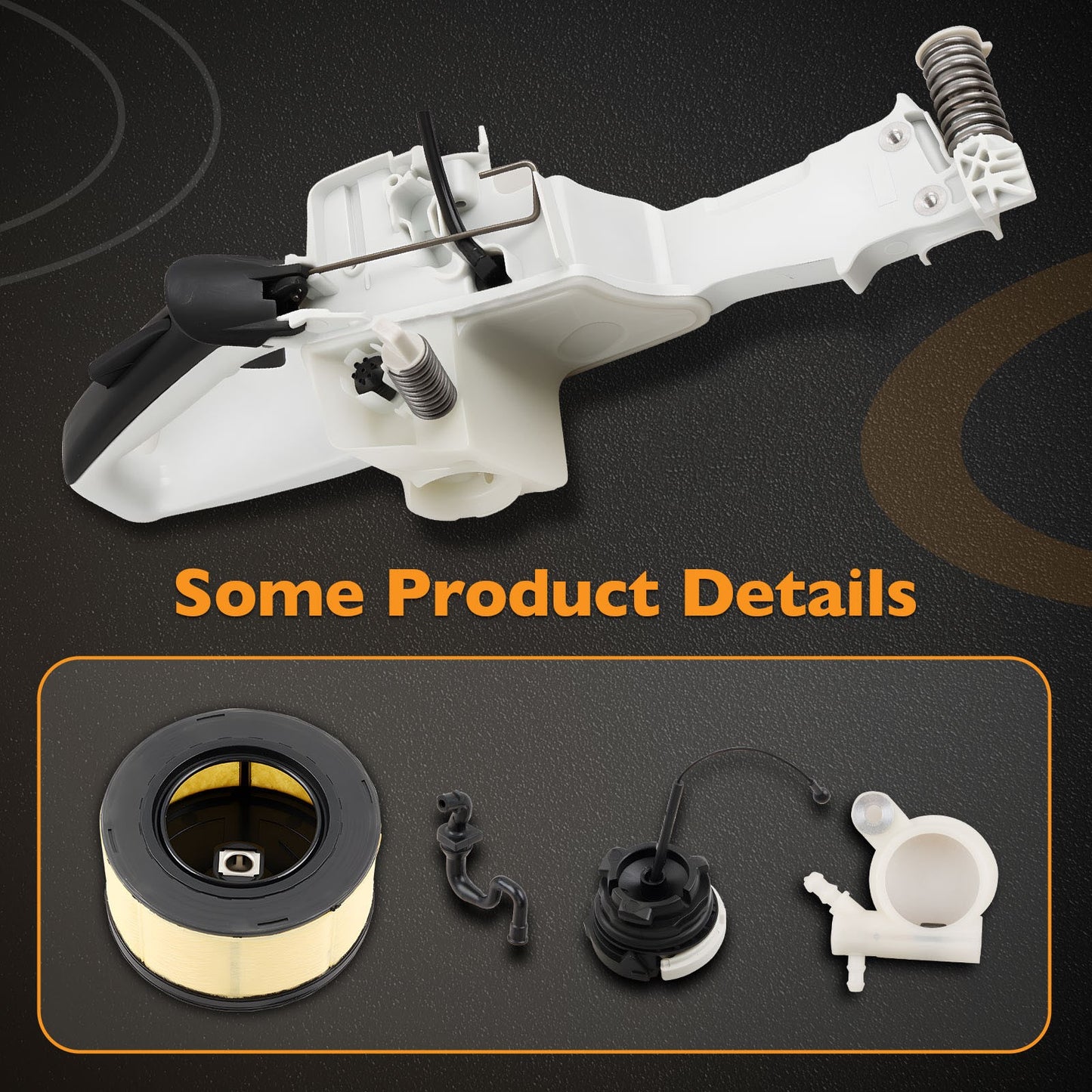 Chainsaw Fuel Gas Tank Rear Handle Assembly For Stihl MS231 MS251 1143-350-0825