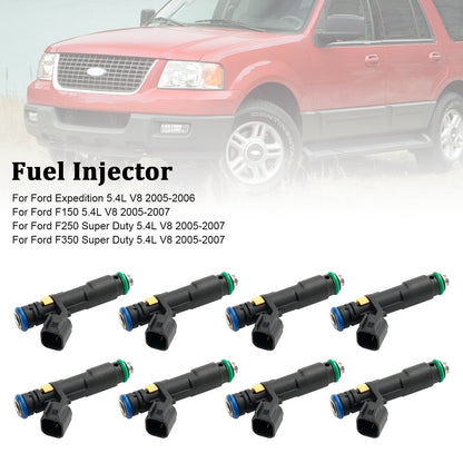 8PCS Fuel Injector Fit Ford F150 F250 F350 Expedition Super Duty 2005-2007 5.4L