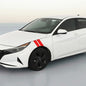 3" Dual Fender Stripe Hash Mark Stripe Decal Graphic Kit For Hyundai Elantra