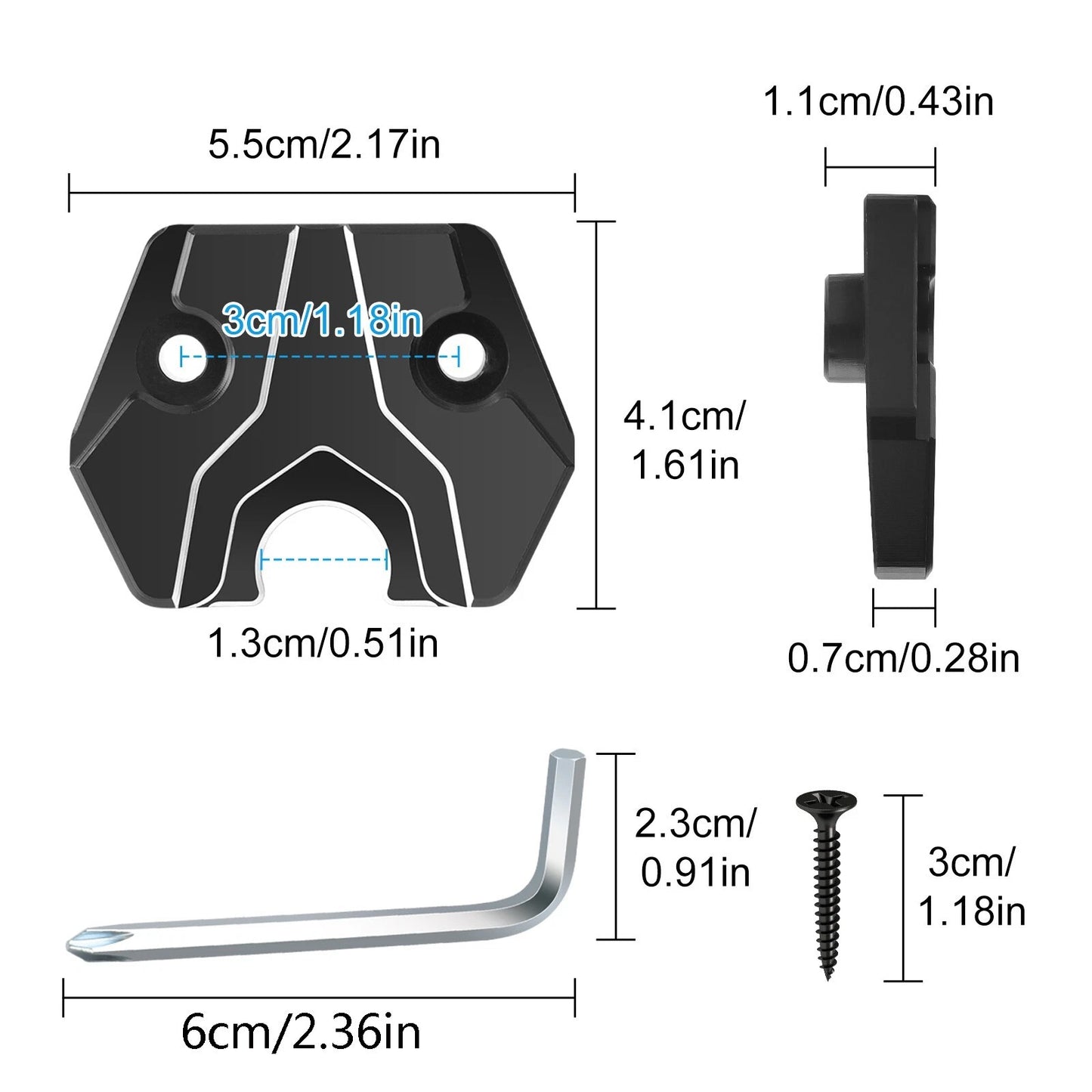 Aluminum Sun Visor Repair Kit with Box For Ram 1500 2019-2025 Fix Visor Bracket