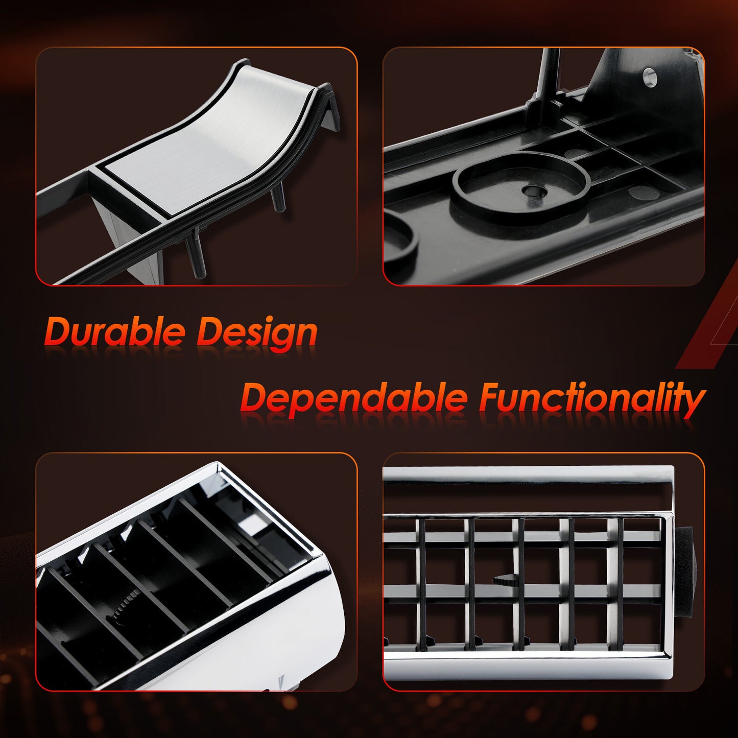 Center Dash A/C Air Vent Trim Plate For 81-91 Chevy Silverado GMC C/K 1500 2500