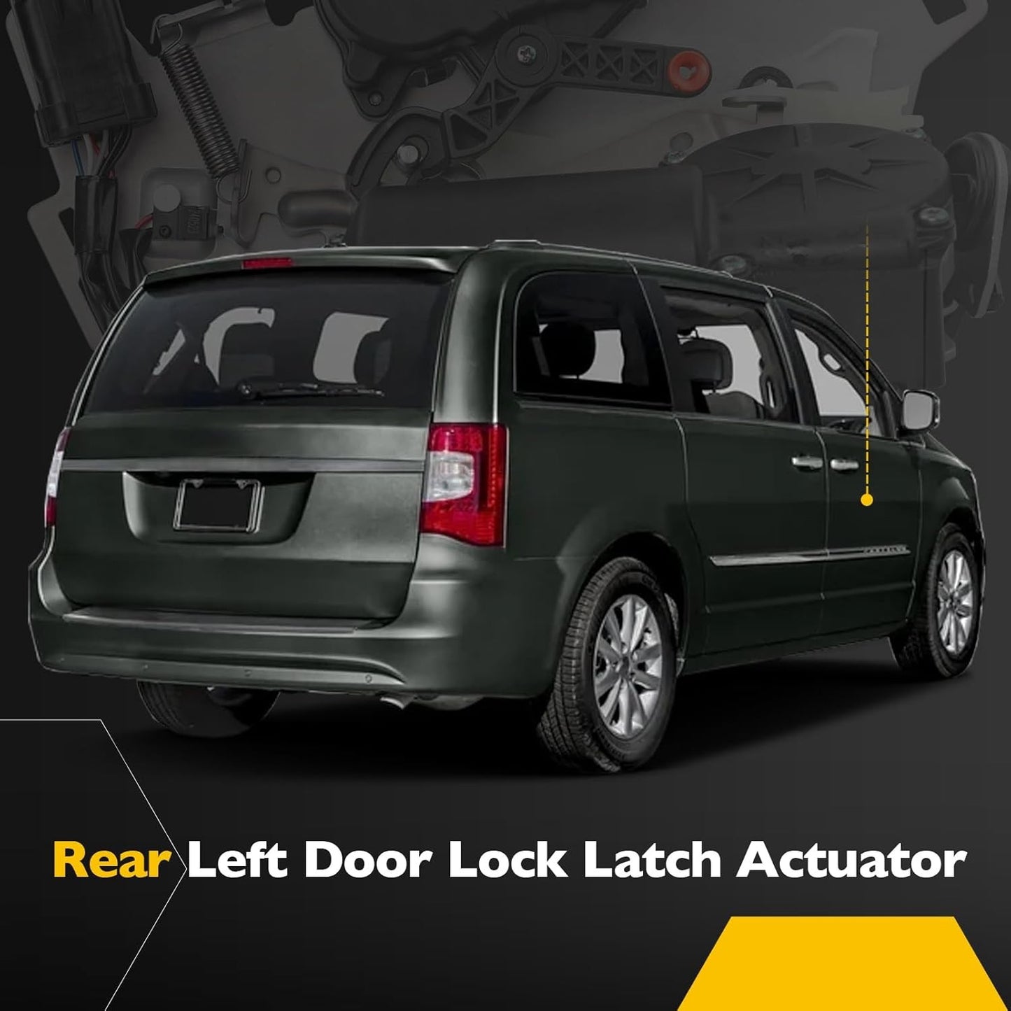 Rear Right Sliding Door Lock Actuator For Dodge Grand Caravan Chrysler 5020768AC