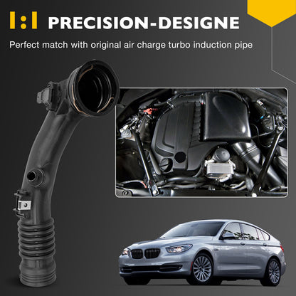 Air Turbocharger Pipe Hose Rear Duct For BMW 535i 640i 740i X5 X6 13717609811